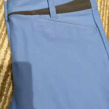 데상트 골프웨어 롱 팬츠 속기모 블루 그레이