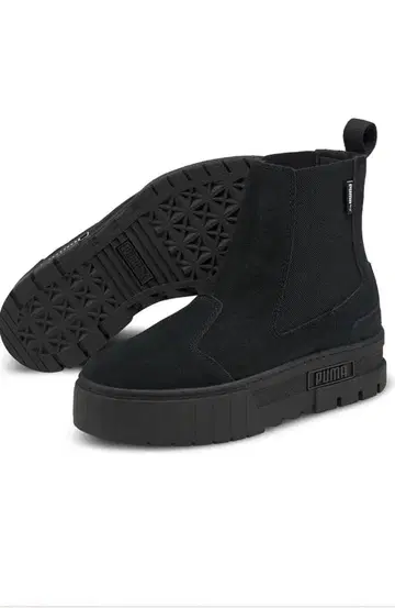 미사용 새상품 푸마 첼시 사이드 고어 부츠 스웨이드 통굽