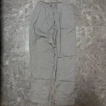 체크 무늬 100% 코튼 팬츠 g10