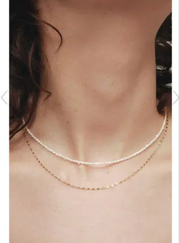 les bonbon 르봉봉 blanc pearl 초커