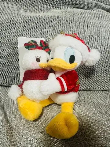 도날드 봉제 인형 키링 키체인 DISNEY CHRISTMAS