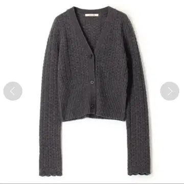 BACCA 울 레이스 컴팩트 가디건 새상품급 바카 가디건