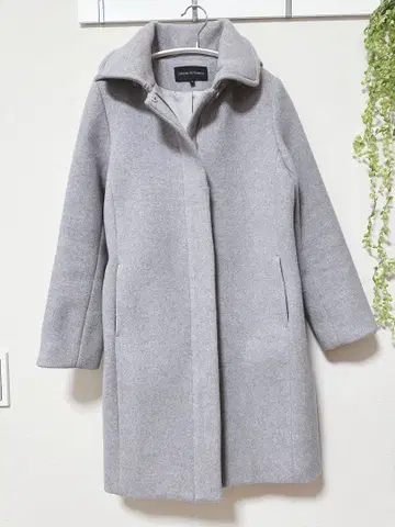 URBAN RESEARCH 어반 리서치 그레이 코트 아우터 울 36