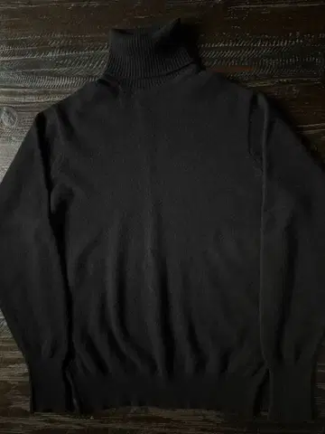 BALLANTYNE 캐시미어 터틀넥 니트 블랙 80s