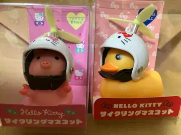 산리오 사이클링 마스코트 오리 대장 돼지 씨