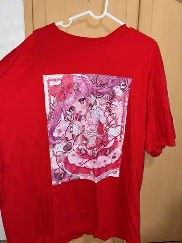 코코로하나 리리 생일 축제 2023 빨간색 T셔츠