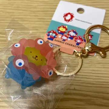 먀쿠먀쿠 산리오 클리어 키링 폼폼푸딩