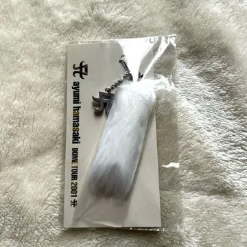 하마사키 아유미 꼬리 스트랩 DOME TOUR 2001 컬러 화이트