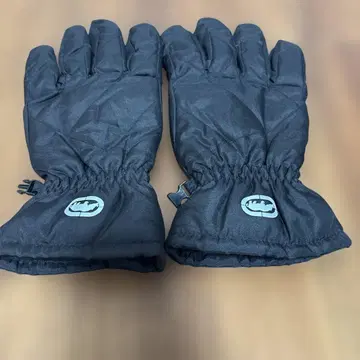 ecko 블랙 퀼팅 장갑