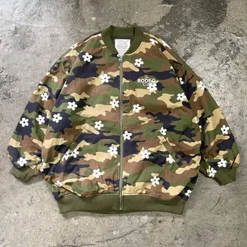 RODEO CROWNS WIDE BOWL 카모 LOGO BIG 블루종