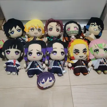 귀멸의 칼날 봉제 인형 세트