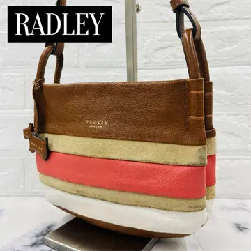 [ RADLEY ] 라들리 숄더백 가죽 스웨이드 보더 멀티