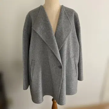 UNIQLO 울 혼방 그레이 코트 M 사이즈