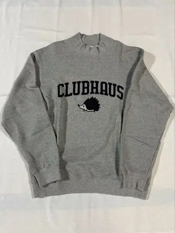 CLUBHAUS 그레이 맨투맨 S 사이즈