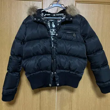 MARY QUANT 퍼 달린 다운 자켓