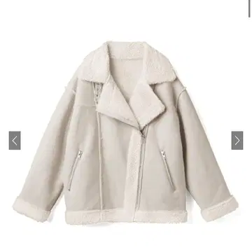 미사용 택 포함 GRL 에코 무스탕 라이더 자켓[k9037x]