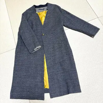 팔라스 팰리스 10일 울 마 혼방 그레이 체스터 코트 프리 사이즈 그레이