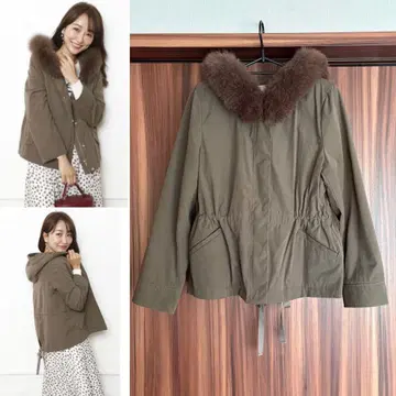 아푸와이저 리셰 라이너 부착 블루종 카키 1