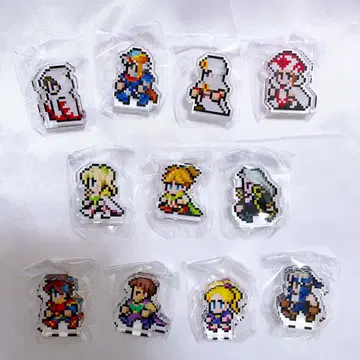 파이널 판타지 픽셀 리마스터 미니 아크릴 스탠드 11종 세트