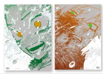 나의 히어로 아카데미아 원화전 A2 포스터 2장 세트 미도리야 카츠키