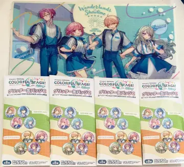 [ 원더쇼타임 ] 로손 콜라보 / 캔 배지 ( 미개봉 ) / 클리어 파일