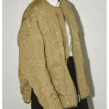 TODAYFUL 자카드 파이핑 블루종 S