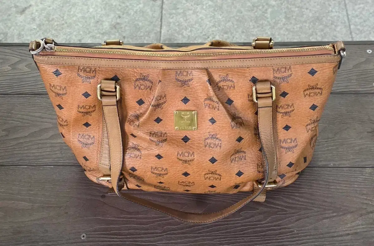 MCM Visetos Tote Bag