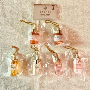 [ 전 6종 컴프 세트 ] &honey 미니어처 키링 vol.1