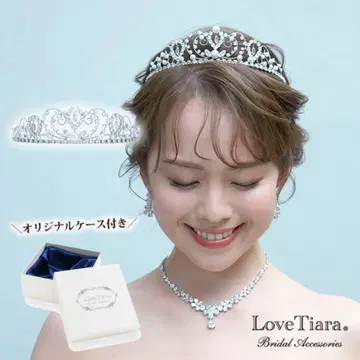 LoveTiara 로맨스 하트 지르코니아 티아라