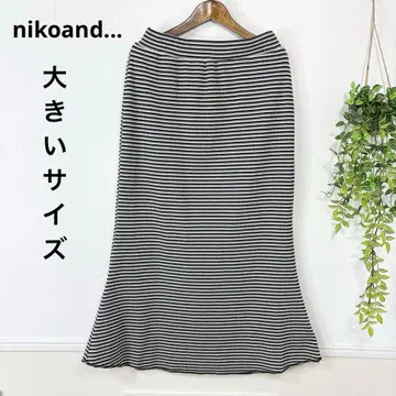10 새상품급 빅 사이즈 nikoand - 니트 스커트