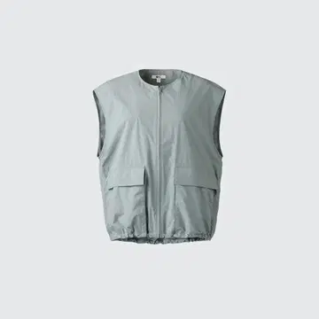 UNIQLO:C 유니클로 C 풀 집업 베스트 [ 그린 M ]