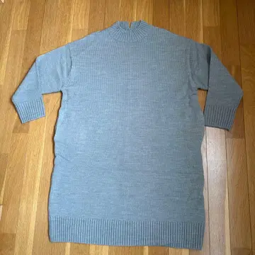 UNFILO [세탁 가능] 튜닉 니트 원피스