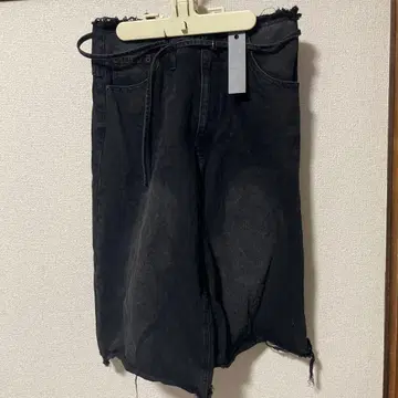 JEANASIS 블랙 데님 팬츠 S 사이즈
