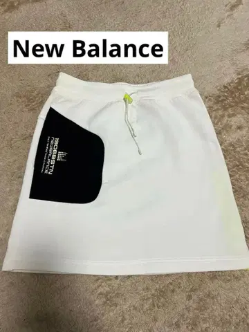 New Balance 여성용 스커트 화이트