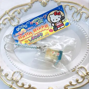 [ 초레어 ] 지역 한정 키티 클리어큐브 스트랩 소금 채집 버전