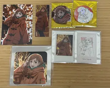 주술회전 x 말큐브 쿠기사키 노바라 브로마이드 포라쇼 캔뱃지 특전