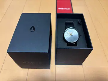 NIXON KENNINGTON 손목시계 핑크 골드 박스 포함