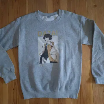 해외 구제 의류 문호 스트레이독스 트레이닝복 맨투맨 그레이 다자이 오사무