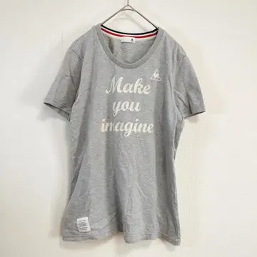 르꼬끄 스포르티브 로고 T셔츠 사이즈 O 그레이 스포츠 웨어