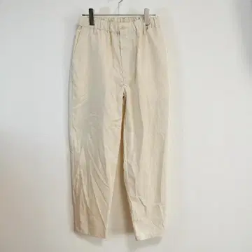 BACK NUMBER 테이퍼드 팬츠 S 아이보리 슬림 레그 실루엣