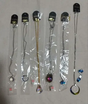 목걸이 6세트, 넥크리스 탑 포함