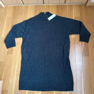 UNFILO 택 포함 [세탁 가능] 튜닉 니트 원피스