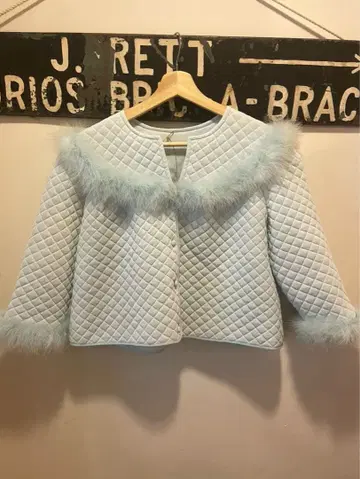 가격 인하 불가 Vintage 라이트 블루 자켓