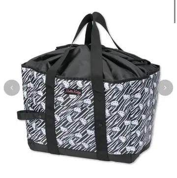 새상품 헬로키티 쇼핑백 제브라 패턴 화이트 아베일