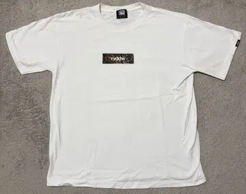 rvddw 로고 프린트 티셔츠 XL 사이즈