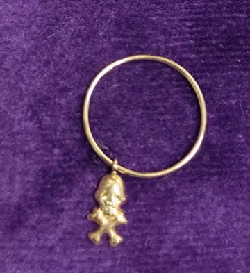 K10 스컬 핑키링