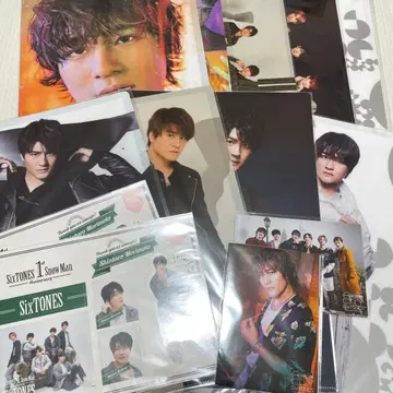 SixTONES 모리모토 신타로 클리어 파일 사진 세트 스티커