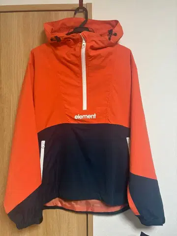 element 나일론 자켓 오렌지/네이비