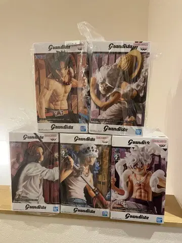 원피스 Grandista 피규어 5체 세트
