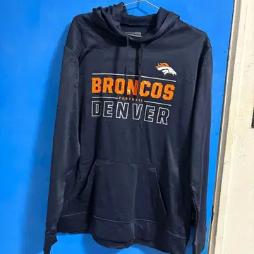 NFL 덴버 브롱코스 후드티 L 네이비